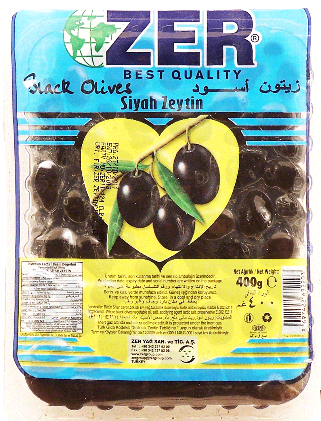 ZER Siyah Zeytin black olives Full-Size Picture